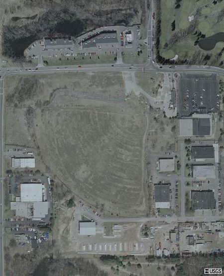 Commerce Drive-In Theatre - Aerial - Photo From Terraserver